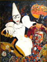 clown blanc